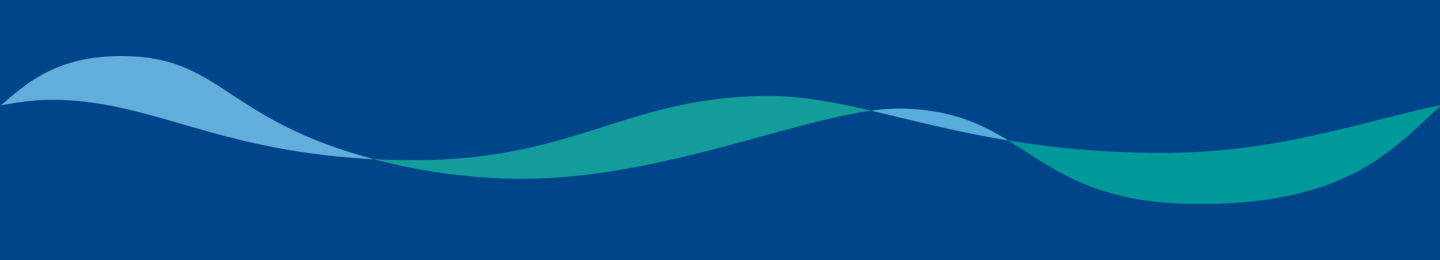 Banner showing London Gatwick brand flow line over dark blue background
